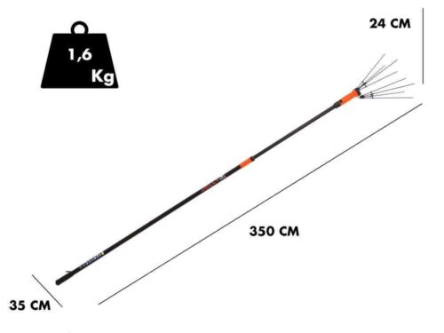 Abbacchiatore JOLLY V12BASE con asta da 170/310 e cavo 12V - immagine 3