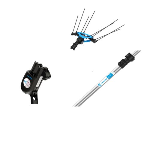 Abbacchiatore elettrico a batteria CAMPAGNOLA ICARUS ECO con asta 185/270 cm ALLUMINIO